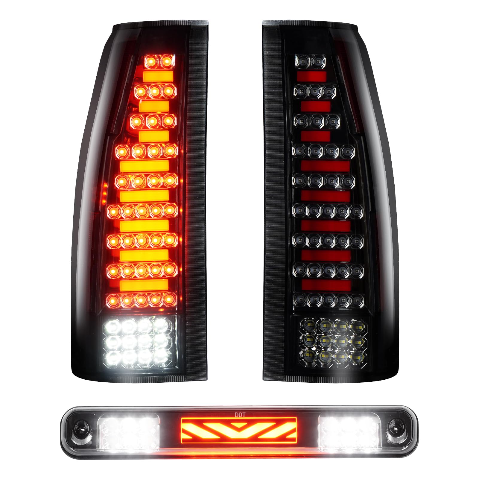 Amazon.com: TailLight + 3rd Third Brake Cargo Lamp for Chevy GMC